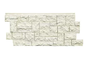 Фасадная панель Nordside  Северный камень (1117*463*23)мм / 0,42 м2 (10 шт/уп) (белый)