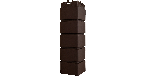 Наружный угол Grand Line Клинкерный кирпич Classic 410х120 мм (390х120 мм) (шоколадный)