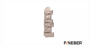 Наружный угол FineBer Камень дикий, 485*143 мм (песочный)