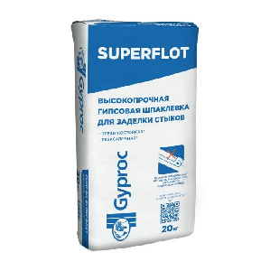 Гипсовая шпаклевка для стыков Gyproc SUPERFLOT 5 кг (108 шт/пал)