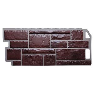 Фасадная панель FineBer Камень коричневый, 1137*470 мм СП