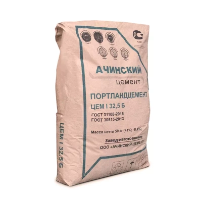 Цемент ЦЕМ I-32,5Б, Ачинск, 50 кг (35 шт/пал)