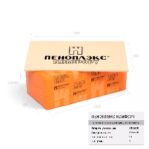 Экструзионный пенополистирол ПЕНОПЛЭКС КОМФОРТ® (585х1185) мм (20мм (0,278 м3))