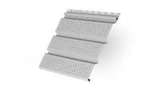Софит с полной перфорацией Grand Line Classic Standart 3000х303 мм /0,909 м2 (белый)