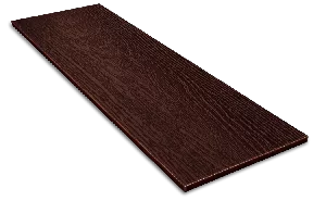 Фиброцементный сайдинг Орехово-коричневый RAL 8011 /3000 мм/толщина 8 мм