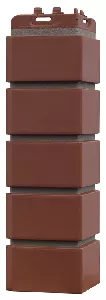 Наружный угол Grand Line Клинкерный кирпич Design Plus 410х120 мм (390х120 мм) (корица)