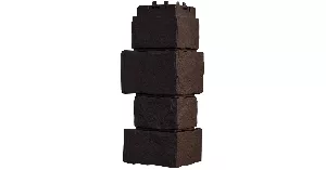 Наружный угол Grand Line Крупный камень Classic 415х170 мм (390х170 мм) (шоколадный)